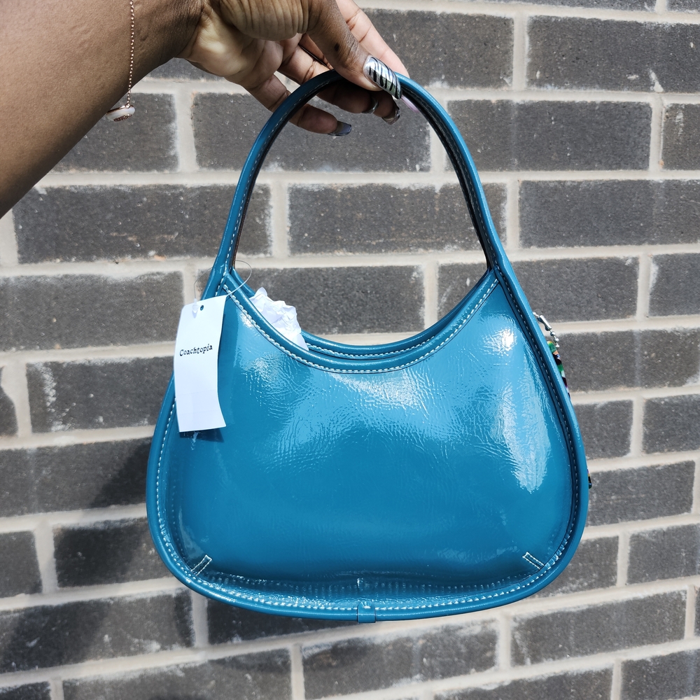 Coach Teal Shoulder Bag